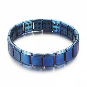 Armband Helende Hematiet Blauw