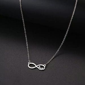 Ketting Silver Infinity Love