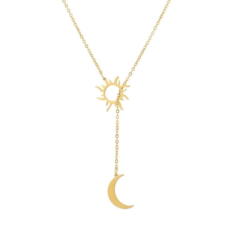 Zilverkleurige Ketting met Ganesha Hanger