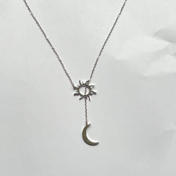 Ketting Sun And Moon Balance Silver