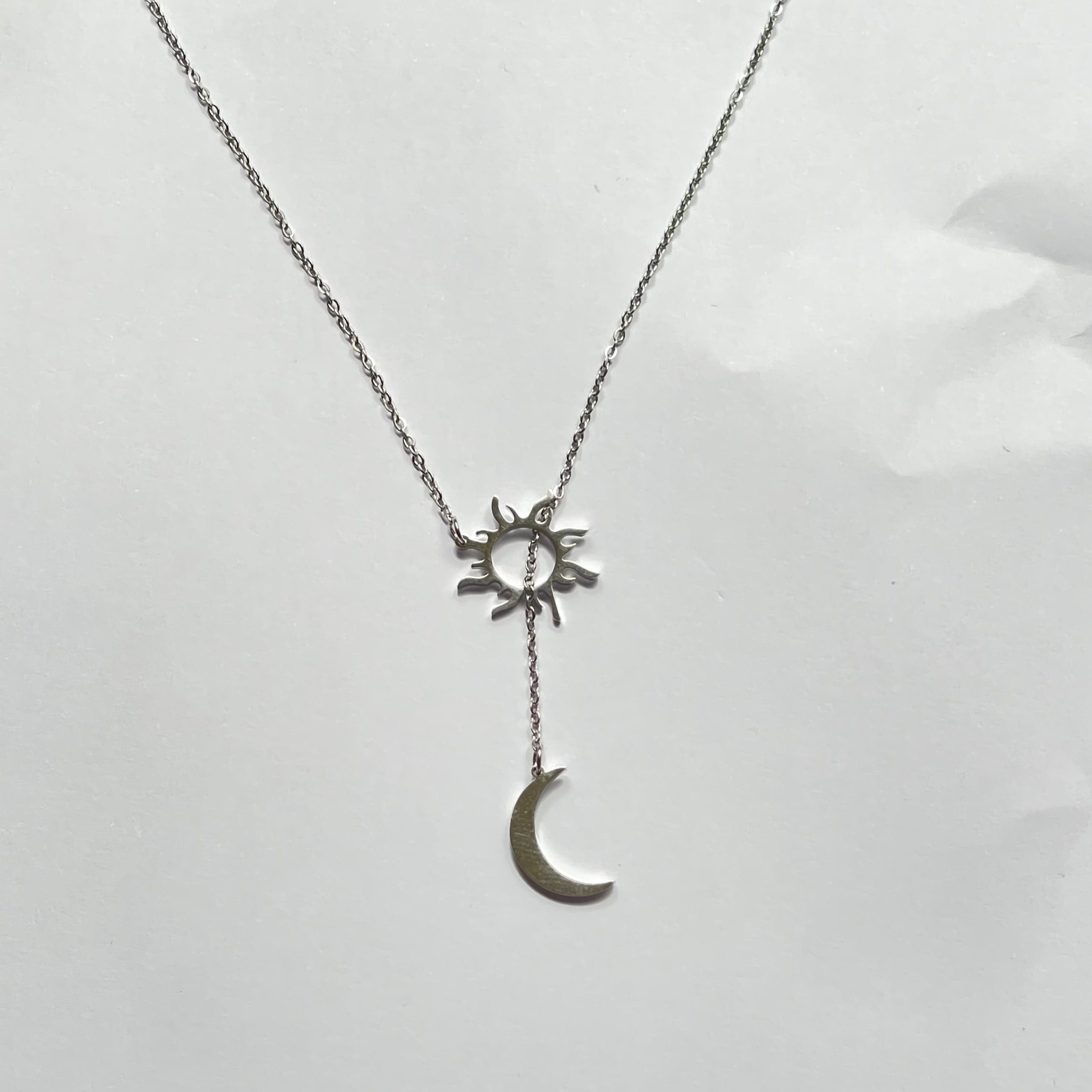 Ketting Sun And Moon Balance Silver