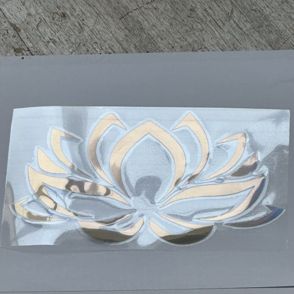 Auto Sticker Lotus Reflection