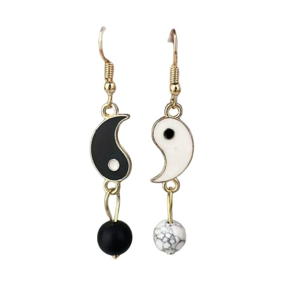 Oorbellen Yin Yang Gold