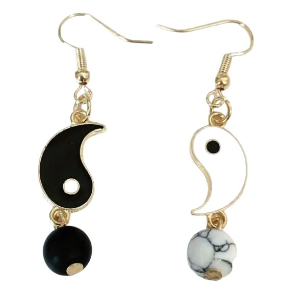 Oorbellen Yin Yang Gold