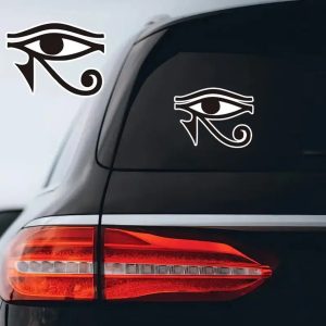 Autosticker Egypt Eye Zwart