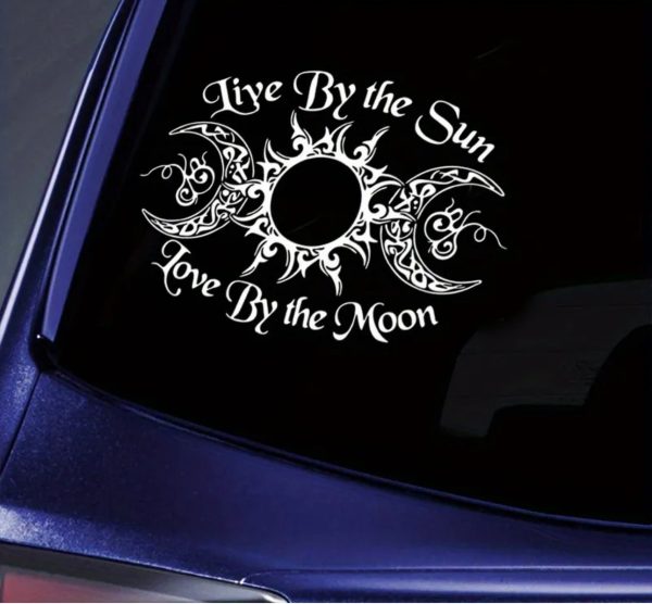 Autosticker Live By The Sun