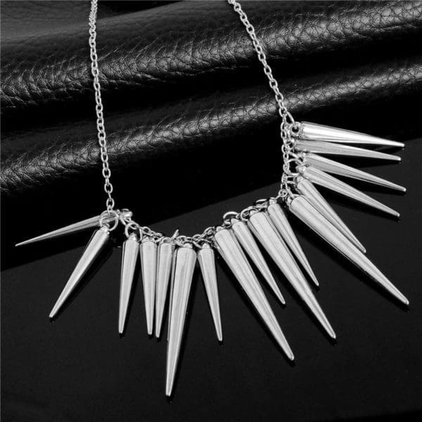 Ketting Silver Spikes